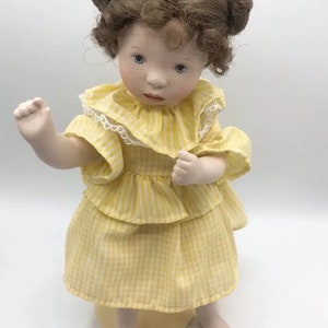 Franklin Mint Heirloom Porcelain Girl Doll