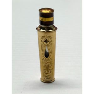 Vintage Faberge Fabergette Perfume Bottle Roll On Applicator Metal & Glass