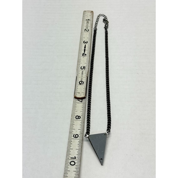 Rhinestone stud chain necklace - image 4