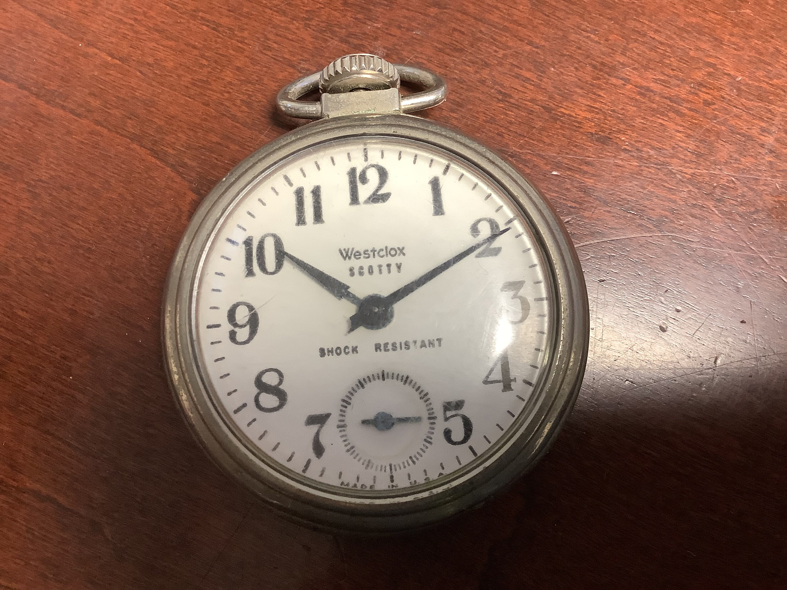 Westclox Scotty Pocket Watch Etsy Singapore