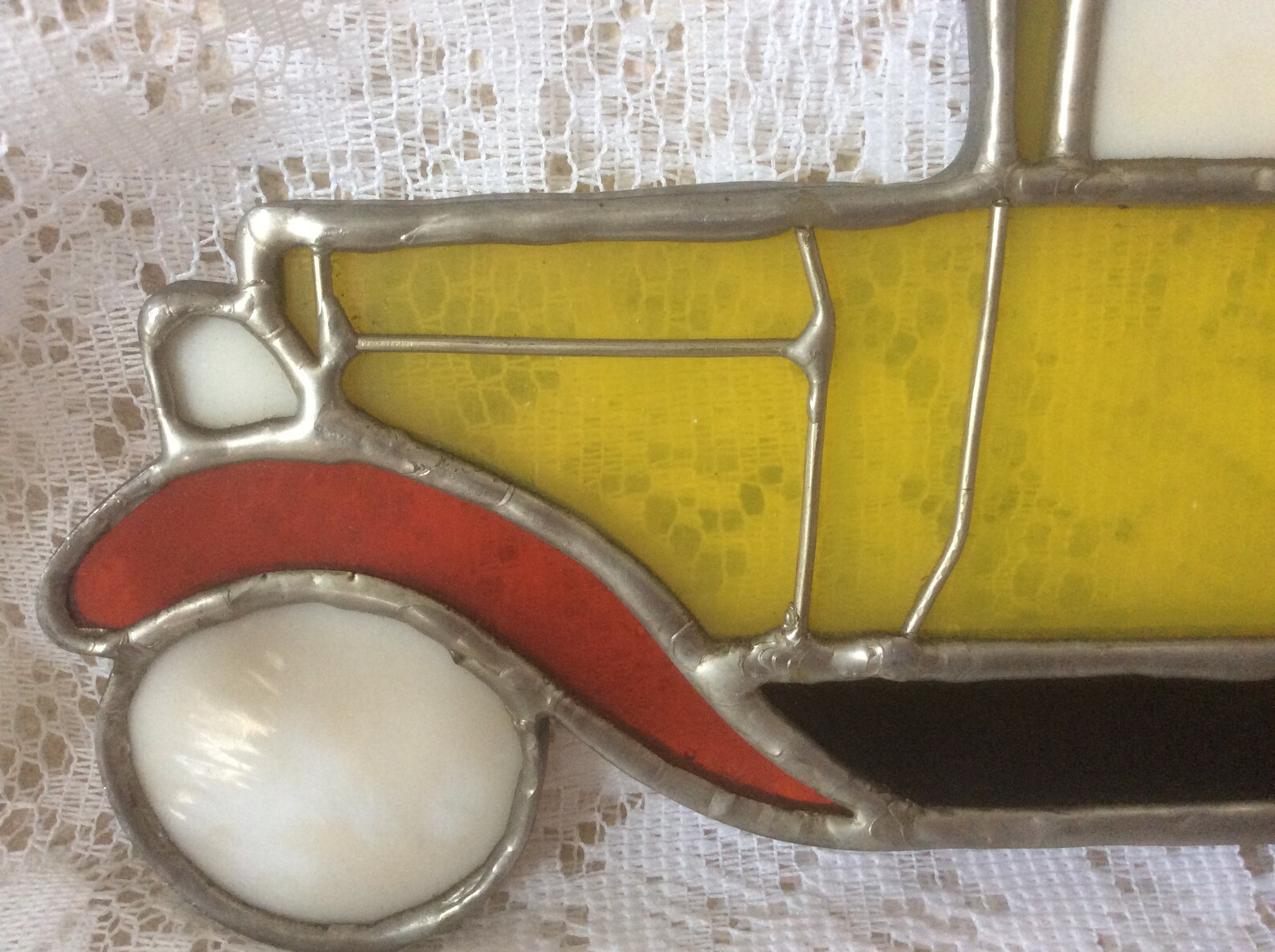 Vintage Stained Glass Automobile Car Sedan | Etsy
