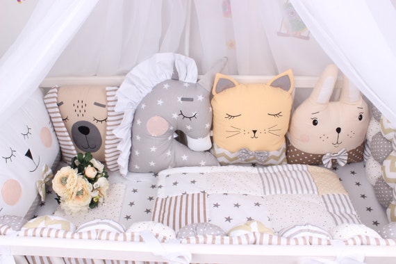 animal cot bedding