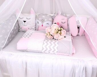 Unicorn Crib Set