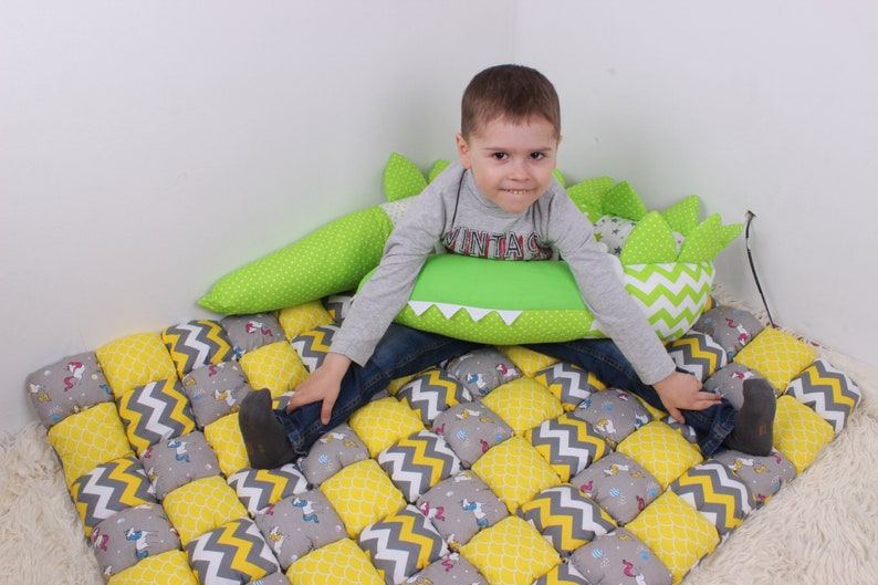 Snake Pillow Crocodile Green Crib Bumper Baby Nursery Decor Etsy