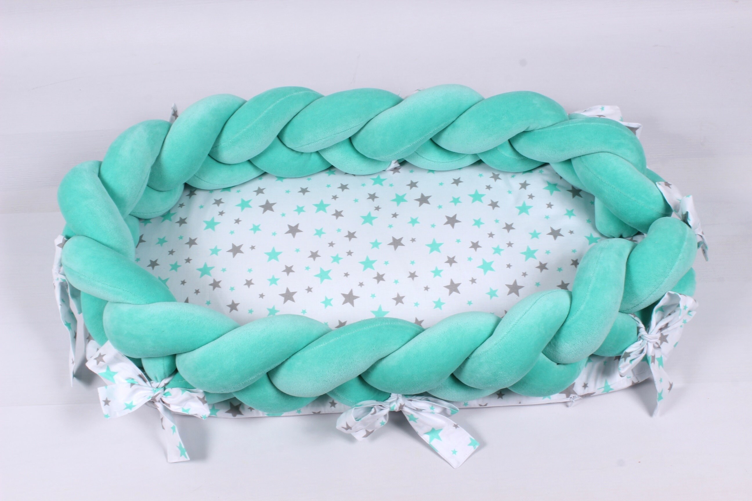 Modern Baby Nest Cot Bumper Crib Bumper Neutral Crib Bedding Etsy