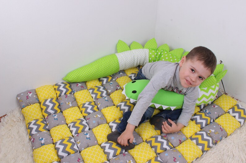 Snake Pillow Crocodile Green Crib Bumper Baby Nursery Decor Etsy