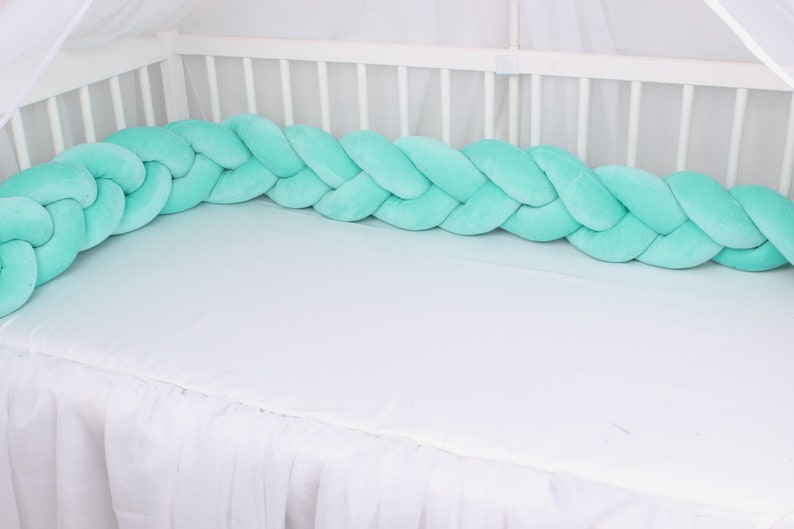 Modern Baby Nest Cot Bumper Crib Bumper Neutral Crib Bedding Etsy