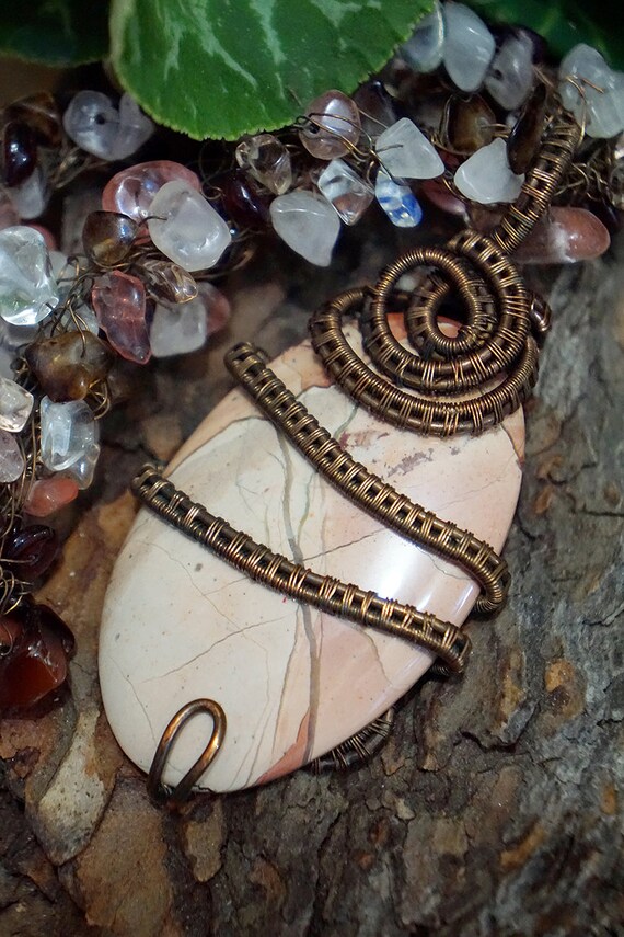 Mothers Day GiftMosaic PendantMosaic JewelryGlass ArtPurple Pink GlassWearable Art