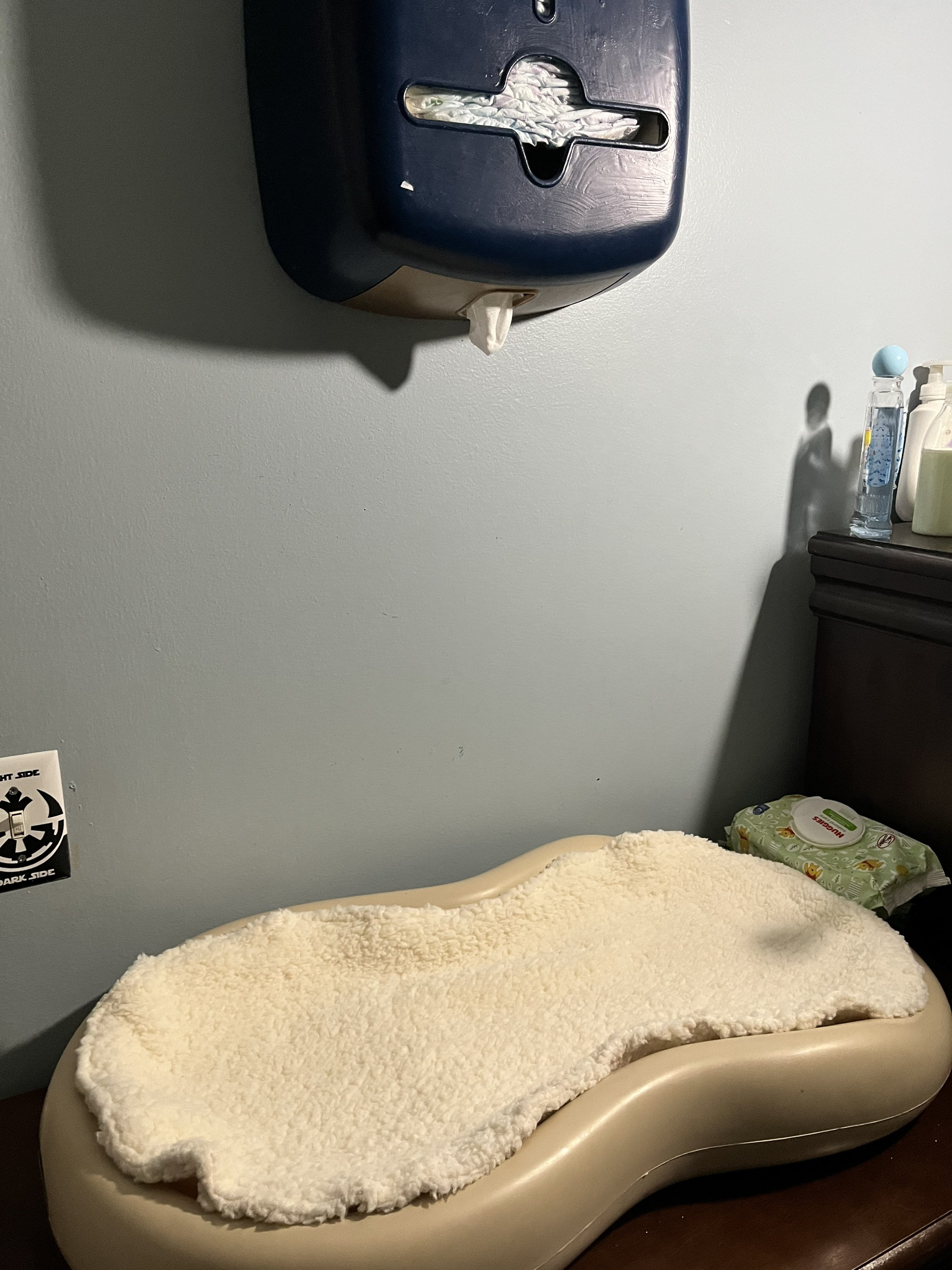 Double Sided Sherpa Diaper Changing Pad Cover Fits the Etsy