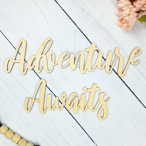 Adventure Awaits Sign - Etsy