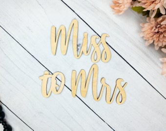 Miss To Mrs Sign, Miss To Mrs Backdrop, Bridal Shower Wood Sign, DIY Bridal Shower Ideas, Bridal Shower Photo Prop, Bridal Shower Backdrop