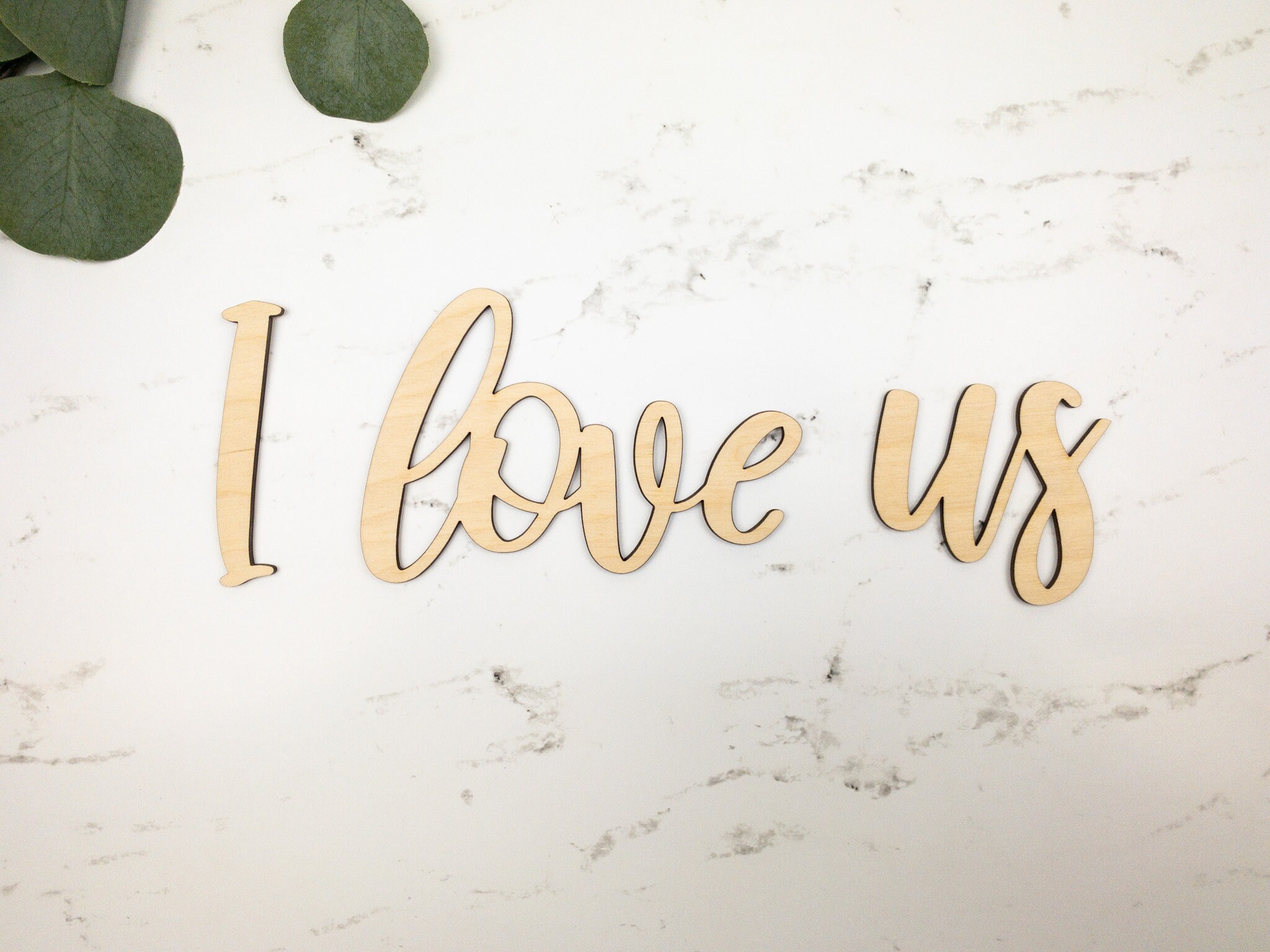 I Love Us Wood Sign Master Bedroom Wall Decor Laser Cut Home | Etsy