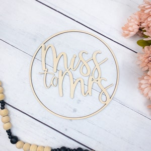 Small Bridal Shower Decor Ideas, Backdrop Wood Sign, Miss To Mrs, Garden Bridal Shower, DIY Bridal Shower Decorations, Bride To Be Sign