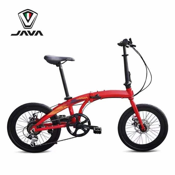 JAVA ZELO 20 Inch Aluminium Folding Bike Color RED Etsy
