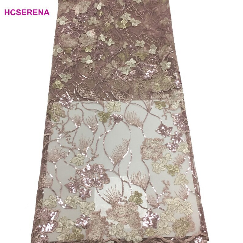 2022 Last Design Applique French Mesh Lace Fabric Nigeria Etsy