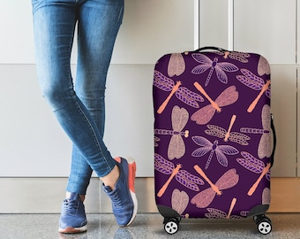 Eiffel Tower Print Luggage Protector Suitcase Covers for 18/20/24/28 Inch Luggage Eiffel Tower Print Luggage Protector Suitcase Covers for 18/20/24/28 Inch Luggage
