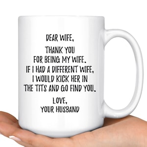 Funny Wife Mug, Gift For Wife, Mrs Wifey Mug, Valentines Day Mug, Wife Birthday Gift, To My Wife, Wife Anniversary Mug, Wife Present Gift