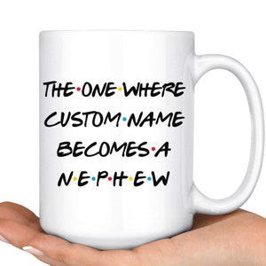 Personalized Nephew Coffee Mug, Custom Nephew Gift, Present For Nephew, Nephew Appreciation Gift, Favorite Nephew Mug, Aunt To Nephew Gift