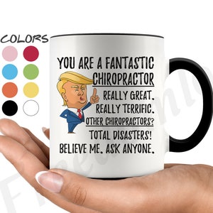 Grappige fantastische chiropractor koffiemok, chiropractor Trump geschenken, beste chiropractor verjaardagscadeau, grappig chiropractor cadeau, uniek cadeau