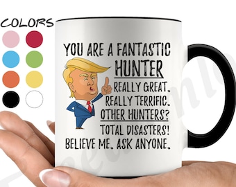 Tazza Da Caffè Per Cacciatori – 'You Are A Great Hunter' – Ceramica Bianca 425 Ml (11 Oz) – Idea Regalo Divertente Per Uomini - 3