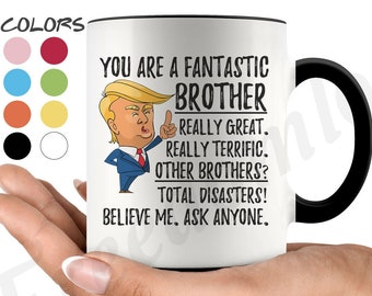 Personalized Brother Ornament Best Brother Gift For Brother From Sister Brother Christmas Gift For Brother Big Brother Present Funny Brother