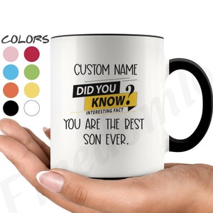 Son Coffee Mug, Son Personalized Gifts, Best Son Ever Birthday Gift, Son Gift Ideas, Unique Gift For My Son