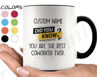 Coworker Coffee Mug, Coworker Personalized Gifts, Best Coworker Birthday Gift Ideas, Coworker Appreciation Present Gift