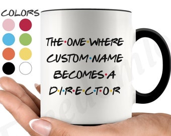 Personalized Director Coffee Mug, Director Promotion Present, Best Director Career Job, Director Appreciation Gift For Men & Women