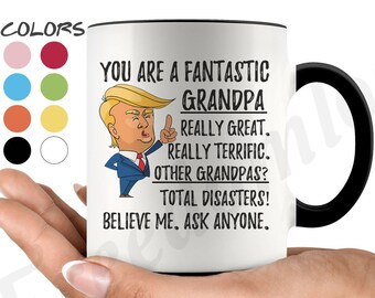 Funny Grandpa Coffee Mug, Grandpa Gifts, Funny Trump Gifts, Grandfather Gifts, Grandfather Birthday Gift, Grandpa Funny Fathers Day Mug