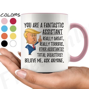 Funny Fantastic Assistant Coffee Mug, Assistant Trump Gifts, Assistant Birthday Gift, Assistant Graduation Christmas Gift