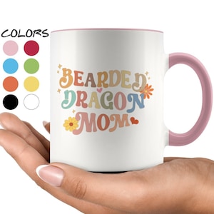 Bärtchen Drache Mama Kaffeetasse, Haustier ReptilIen Liebhaber Geschenk, bärtige Drache Liebhaber Geschenk, Bärentasse, Haustier Bartdrache