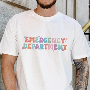 Emergency Department Retro Shirt, Graduation Gift For Registered Nurse, ED Nurse Apparel, Future Nurse T-Shirt, Nursing Assistant Apparel