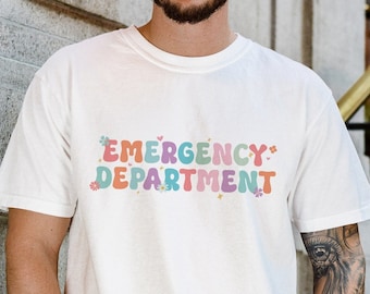 Emergency Department Retro Shirt, Graduation Gift For Registered Nurse, ED Nurse Apparel, Future Nurse T-Shirt, Nursing Assistant Apparel