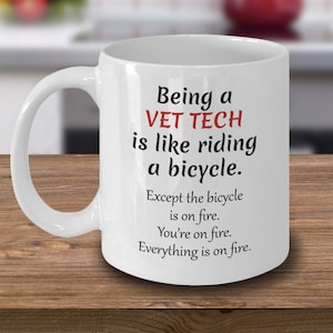 Veterinary Gift, Vet Tech Student, Vet Technician, Veterinarian Tech, Gift For Vet Tech, Vet Tech Cup, Veterinary Student, Vet Mug