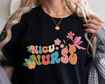 Neugeborenen Krankenschwester T-Shirt, Neugeborenen Krankenschwester T-Shirt, Baby Krankenschwester Shirt, Nicu Stillshirt, Geschenk für Krankenschwester, Neonatal Intensivstation Krankenschwester Shirt