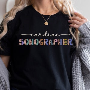 Cardiac Sonographer Shirt, Heart Diseases Outfit Shirt, Gift Idea For Sonography Graduate, Healthcare Worket Outfit, Diagnostic Cardiac Tees