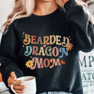 Bearded Dragon Mom Sweatshirt, Pet Reptile Lover Gift, Bearded Dragon Lover Bearded Dragon Owner Gift Beardies Sweatshirt Pet Bearded Dragon