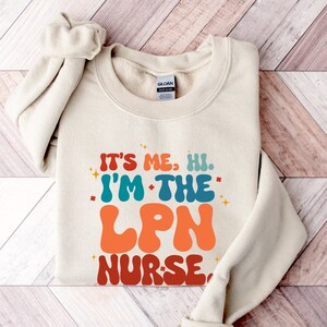 LPN Nurse Retro Christmas Party Unisex Sweatshirt, Licensed Practical Nurse Hoodie, Registered Nurse Tee, Nurse Long Sleeve Shirt Gifts