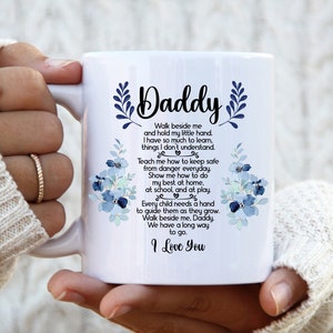 Future Dad Message Mug, To My Daddy Gift From Bump, Baby Reveal Gift, Father&#39;s Day Gift, Father To Be Cup, Gift For New Dad