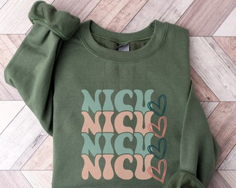 Felpa di San Valentino della terapia intensiva neonatale, regalo infermiera neonatale in terapia intensiva, vestito di San Valentino del personale della terapia intensiva neonatale, idee regalo per infermiere di Nicu, regalo di San Valentino per infermiera