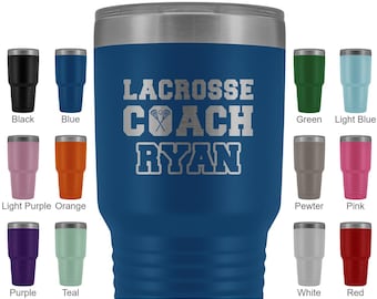 Gepersonaliseerde Lacrosse Coach Verjaardagscadeau Tumbler Mannen Vrouwen, Lacrosse Coach Betekenis Waardering Gift, Aangepaste Coach Tumbler Van Team