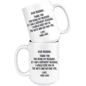 Funny Husband Mug, Gift For Husband, Mr Hubby Mug, Valentines Day Mug, Husband Birthday Gift, To My Husband, Husband Anniversary Mug image 5