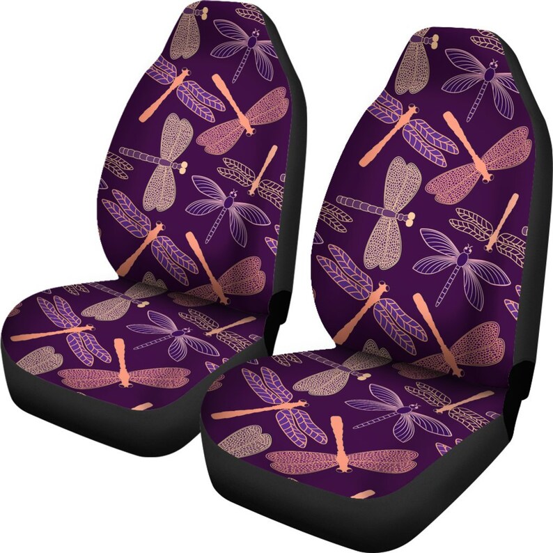 Best Dragonfly Car Seat Covers Dragonfly Lover Front Car Etsy