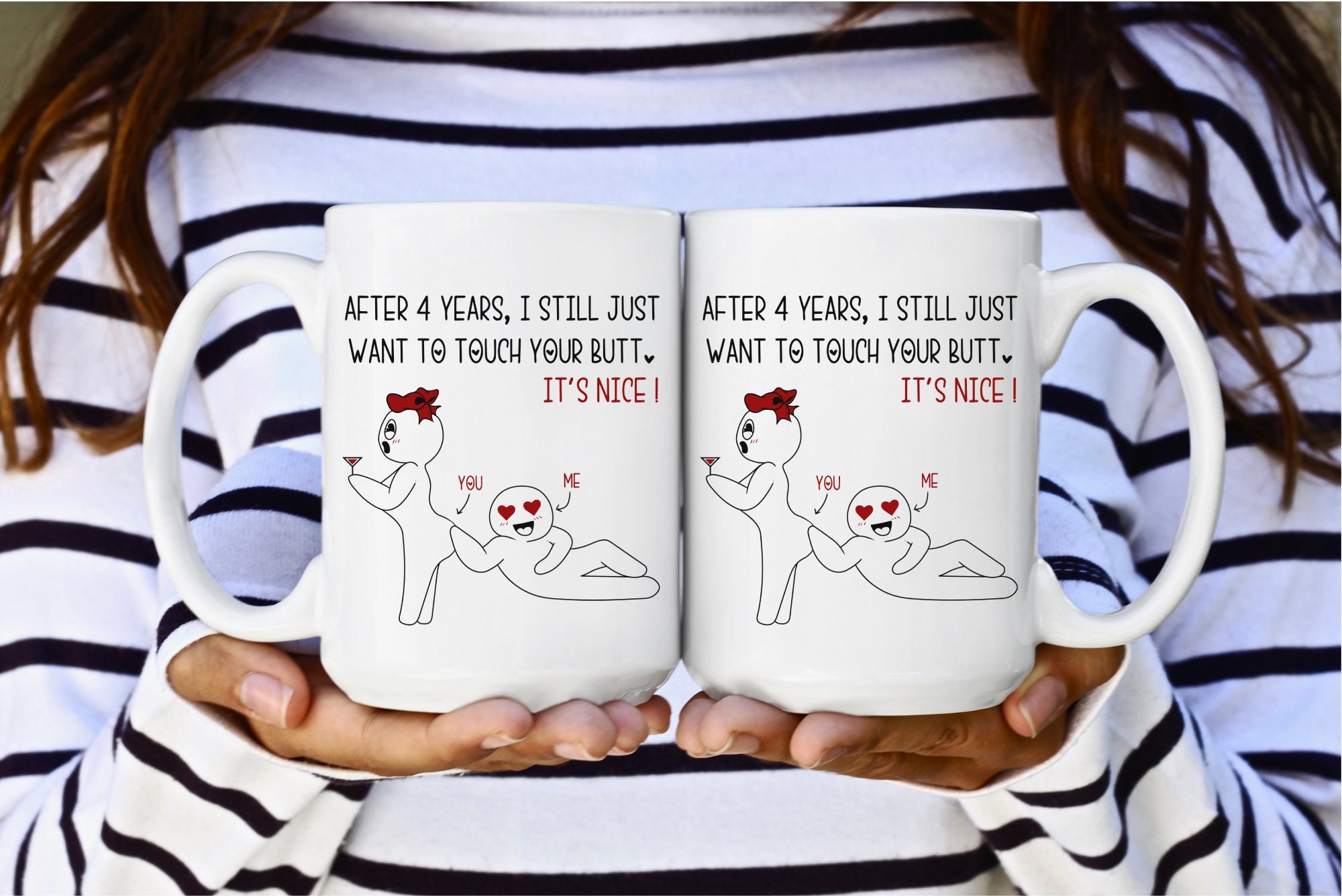 Tasse Humoristique Allemand 'Manchmal Bist Du Echt Ein Arsch' - Cadeau Drôle Mariage Anniversaire