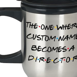 Personalized Director Travel Mug, Director Promotion Present, Best Director Career Job, Director Appreciation Gift For Men & Women