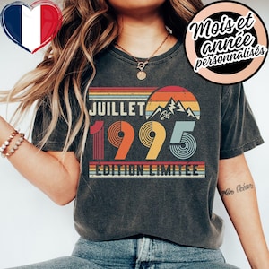 T-Shirt Rétro 30e Anniversaire – Sweat Vintage 1995 – Hoodie 30 Ans Pour Femme / Homme – T-Shirt Pour Épouse Ou Époux