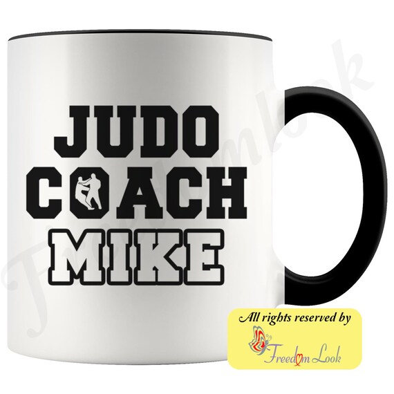 Tasse de judo. Cadeau judo. Tasse de café de judo. Cadeau pour amateur de  judo. Tasse d'entraîneur de judo. Cadeau pour entraîneur de judo. Tasse de