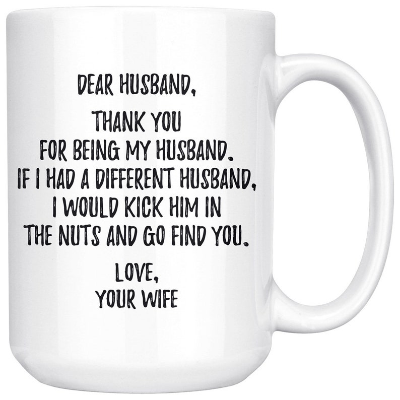 Funny Husband Mug, Gift For Husband, Mr Hubby Mug, Valentines Day Mug, Husband Birthday Gift, To My Husband, Husband Anniversary Mug image 2