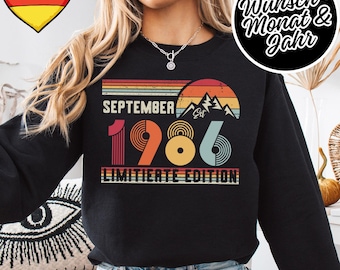 Retro 40. Geburtstag-sweater – Vintage 1986 cadeau trui – 40 Jahre Jubiläum hoodie uniseks – Lustige Idee für Party & Geschenk