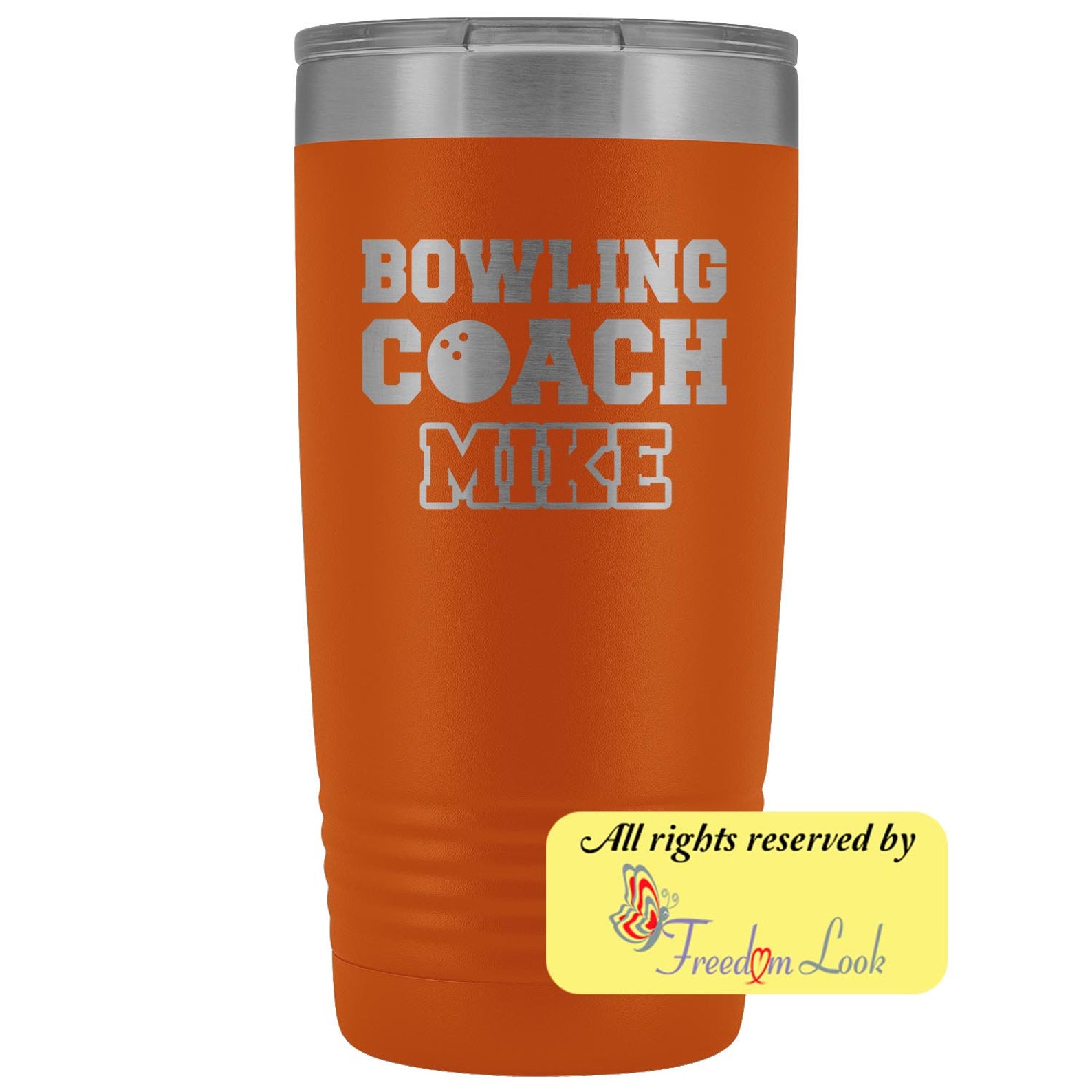 Personalized Bowling Coach Birthday Gift Tumbler For Men Etsy